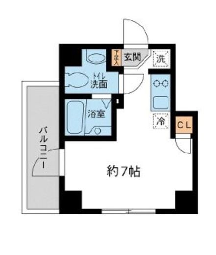 ラクラス池袋　704号室　間取り