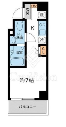 ラクラス池袋　503号室　間取り