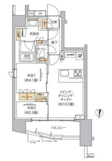 リビオメゾン東池袋　301号室　間取り