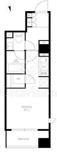 クレヴィア南麻布　304号室　間取り