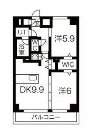 エルフォルテ東日暮里　206号室　間取り