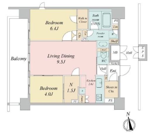 LiveCasa西台 (ライブカーサ西台)　803号室　間取り