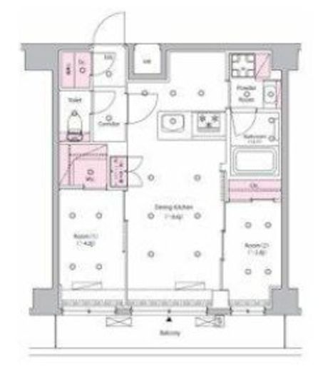 SYFORME NISHISUGAMO (シーフォルム西巣鴨)　203号室　間取り