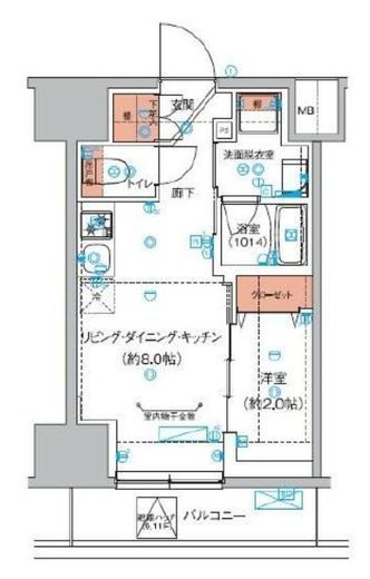 (仮称) 巣鴨山手インサイドレジデンス　1103号室　間取り