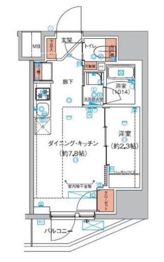 (仮称) 巣鴨山手インサイドレジデンス　304号室　間取り