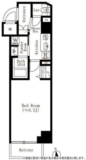 CREATIF文京江戸川橋　701号室　間取り