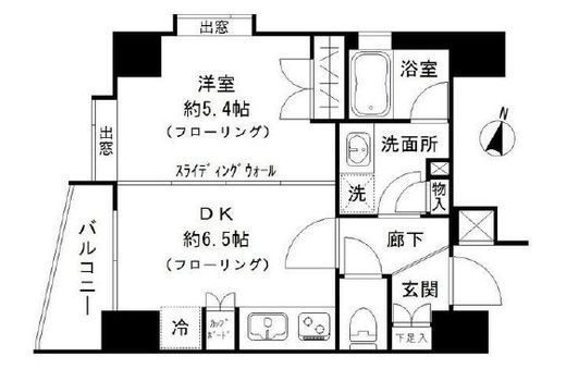 エスコートノヴェル南麻布　302号室　間取り