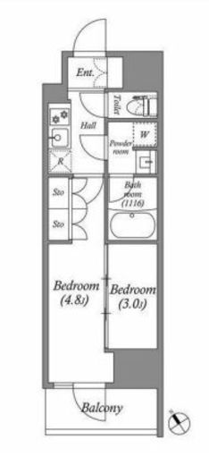ACPレジデンス西巣鴨　201号室　間取り