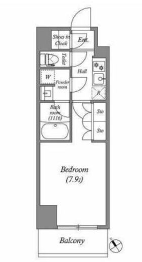 ACPレジデンス西巣鴨　302号室　間取り