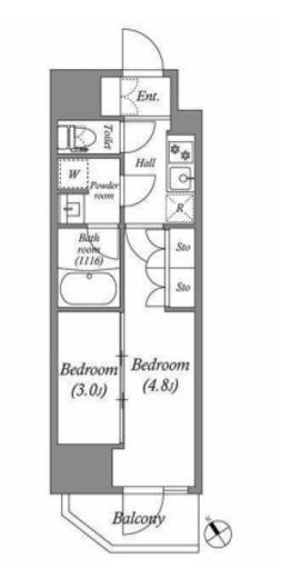 ACPレジデンス西巣鴨　306号室　間取り