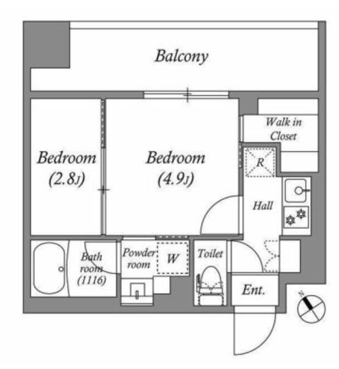 ACPレジデンス西巣鴨　707号室　間取り