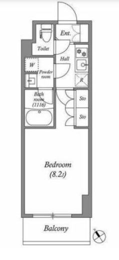 ACPレジデンス西巣鴨　905号室　間取り