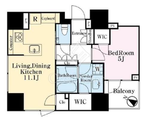 パークホームズ南池袋　304号室　間取り
