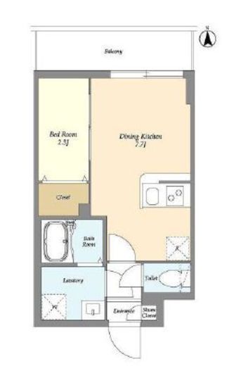アルファコート五反野　503号室　間取り