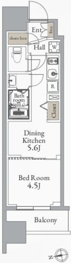 グランカーサ町屋　501号室　間取り