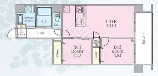 春日テラス　204号室　間取り