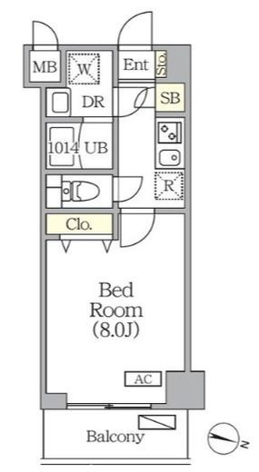 ORSUS志村坂上 (オルサス志村坂上)　503号室　間取り