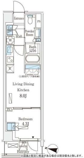 ロイヤルパークス赤羽サウス　209号室　間取り