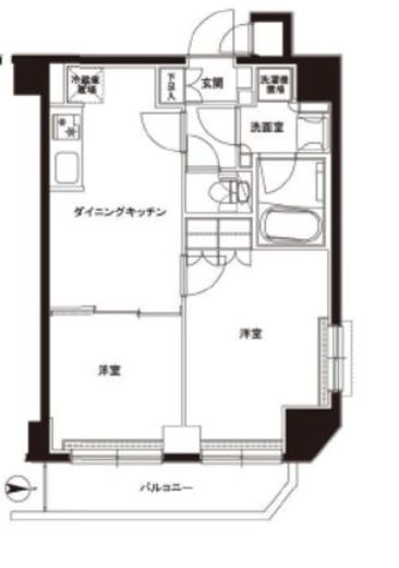 ルーブル綾瀬　501号室　間取り