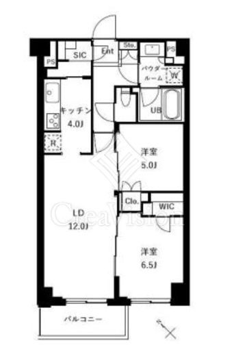 ザ・ケンジントン・レジデンスときわ台　101号室　間取り