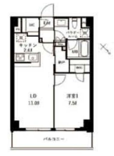 ザ・ケンジントン・レジデンスときわ台　522号室　間取り