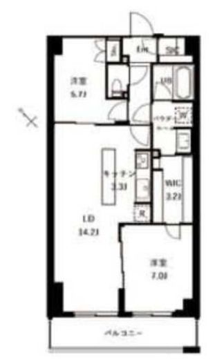 ザ・ケンジントン・レジデンスときわ台　107号室　間取り