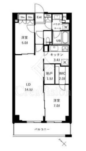 ザ・ケンジントン・レジデンスときわ台　111号室　間取り
