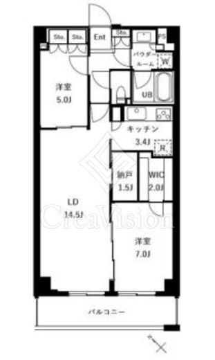 ザ・ケンジントン・レジデンスときわ台　216号室　間取り