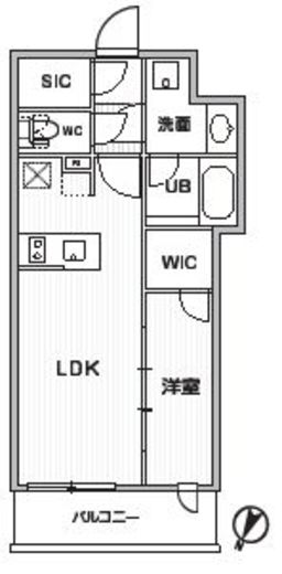シーズンフラッツ新大塚　105号室　間取り