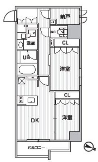 シーズンフラッツ新大塚　203号室　間取り