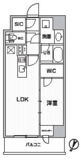 シーズンフラッツ新大塚　208号室　間取り