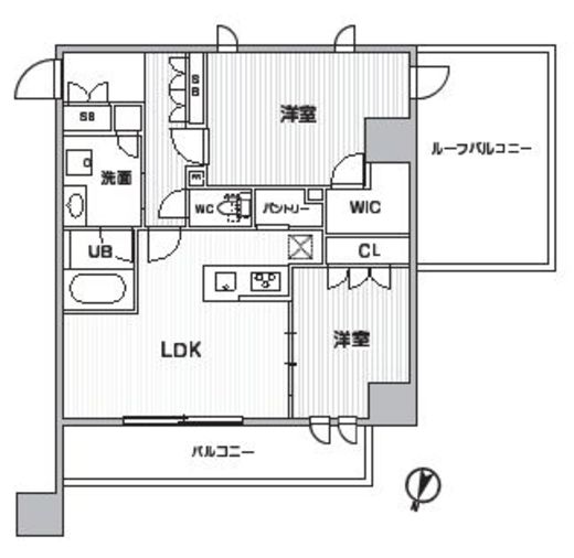 シーズンフラッツ新大塚　507号室　間取り