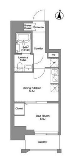 クラリティア綾瀬　1004号室　間取り