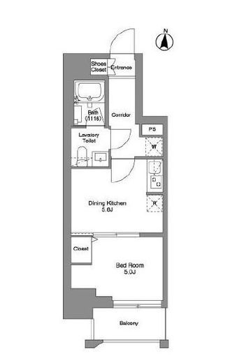 クラリティア綾瀬　904号室　間取り