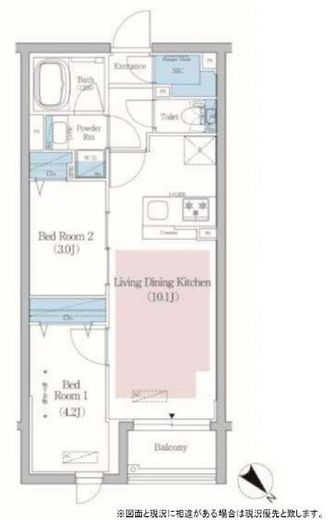 アーバネックス文京小石川　102号室　間取り