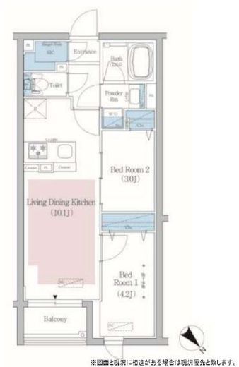 アーバネックス文京小石川　103号室　間取り