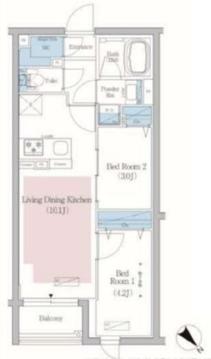 アーバネックス文京小石川　403号室　間取り