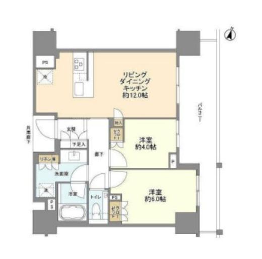 ブランズ本郷　902号室　間取り