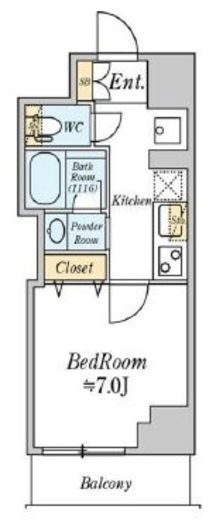 クレストコート志村坂上　1002号室　間取り