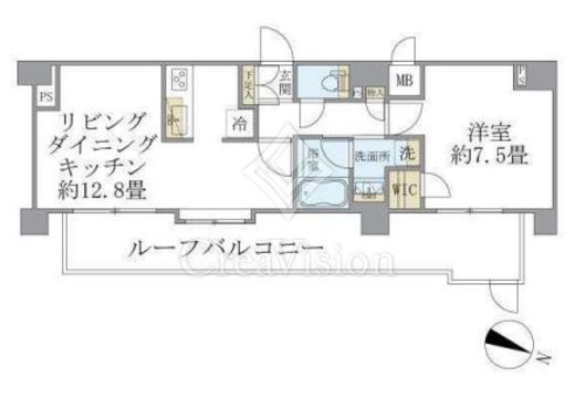 COCO-CHILL KAMEARI　704号室　間取り