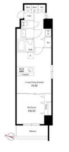 グレイス綾瀬　701号室　間取り