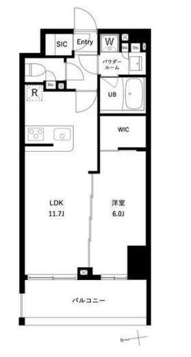 アーバンパーク綾瀬WEST　101号室　間取り