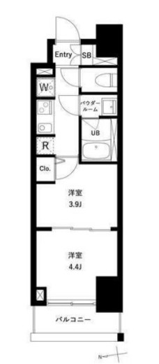 アーバンパーク綾瀬WEST　303号室　間取り