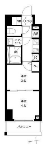 アーバンパーク綾瀬WEST　304号室　間取り