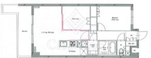 TAK PLAZAⅡ　311号室　間取り