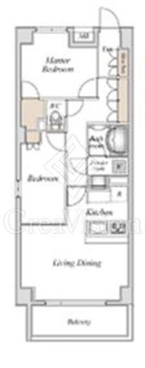 TAK PLAZAⅡ　213号室　間取り