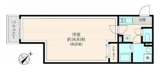 (仮)サウンドフリー東池袋　403号室　間取り