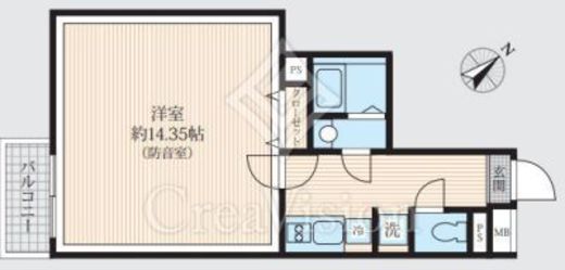 AMI東池袋　204号室　間取り