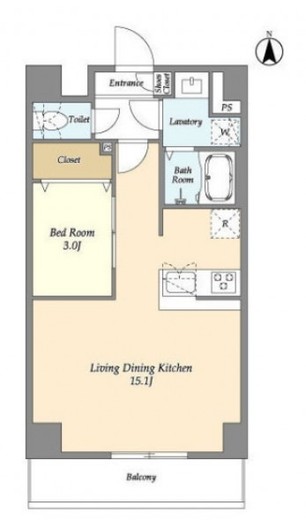 アルファコート谷在家　1002号室　間取り