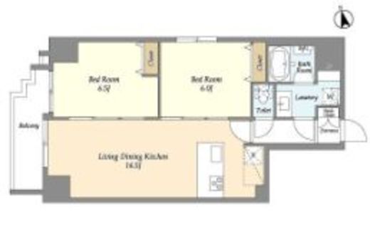 ネオアーバンレジデンス駒込　1001号室　間取り